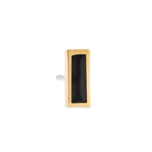 Tilum Vibrators Tilum 14kt Yellow Gold Simple Defined Rectangle Threadless Top Price Per 1 Tilum Vibrators Tilum 14kt Yellow Gold Simple Defined Rectangle Threadless Top Price Per 1