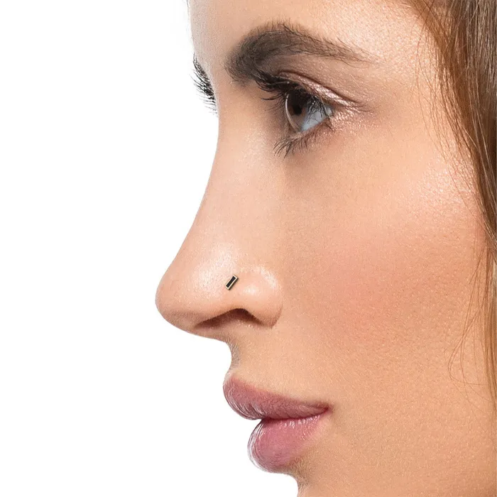Tilum Vibrators Tilum 14kt Yellow Gold Simple Defined Rectangle Threadless Top Price Per 1