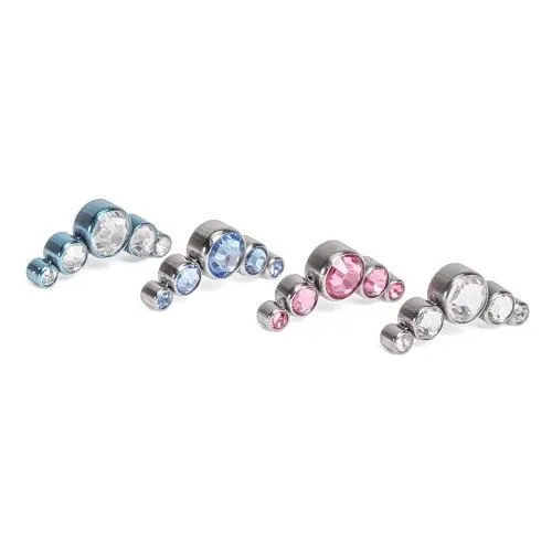 Tilum Vibrators Tilum 18g16g Internally Threaded Crescent Cluster Top Price Per 1