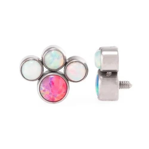 Tilum Vibrators Tilum 18g16g Internally Threaded Paw Print Cluster Top Choose 4mm Opal Price Per 1 Tilum Vibrators Tilum 18g16g Internally Threaded Paw Print Cluster Top Choose 4mm Opal Price Per 1