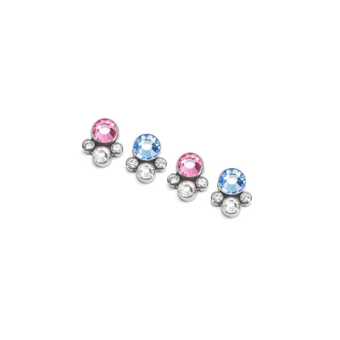 Tilum Vibrators Tilum Bubble Cluster Captive Bead Choose 4mm Jewel Price Per 1