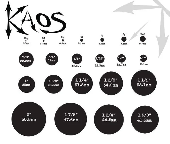 UV Magenta Silicone Skin Eyelet by Kaos Softwear 10g up to 1 Price Per 1 Kaos Dildos