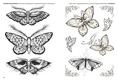 Vibrators 3ntini Butterfly Designs Softcover Book