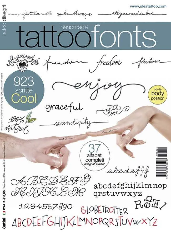 Vibrators 3ntini Font Design Softcover Book