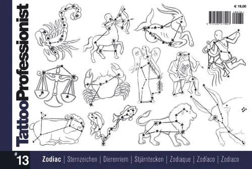 Vibrators 3ntini Tattoo Professionist Book 13 All About Zodiac Symbols