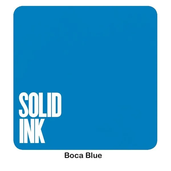 Vibrators Boca Blue Solid Ink Pick Size Solid Ink