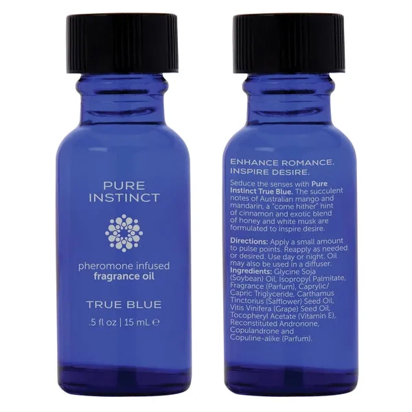 Vibrators Classic Erotica Pure Instinct TRUE BLUE Pheromone Cologne 5 Ounce