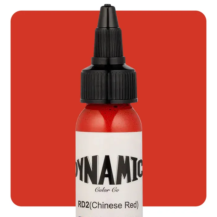 Vibrators Dynamic Dynamic Chinese Red Tattoo Ink 1oz Bottle