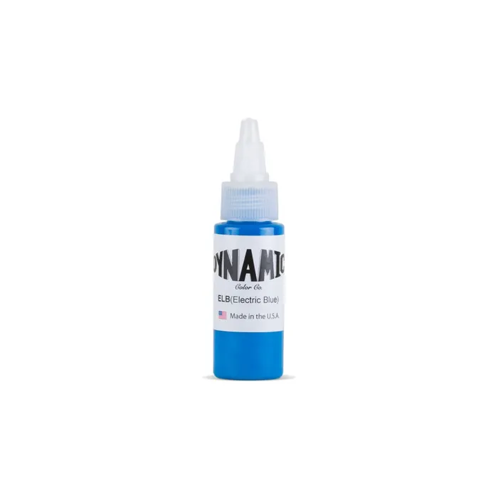 Vibrators Dynamic Dynamic Electric Blue Tattoo Ink 1oz Bottle