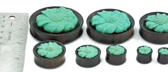 Vibrators Elementals Organics Carved Turquoise FLOWER Face Organic Jewelry 12mm 50mm Price Per 1 Vibrators Elementals Organics Carved Turquoise FLOWER Face Organic Jewelry 12mm 50mm Price Per 1