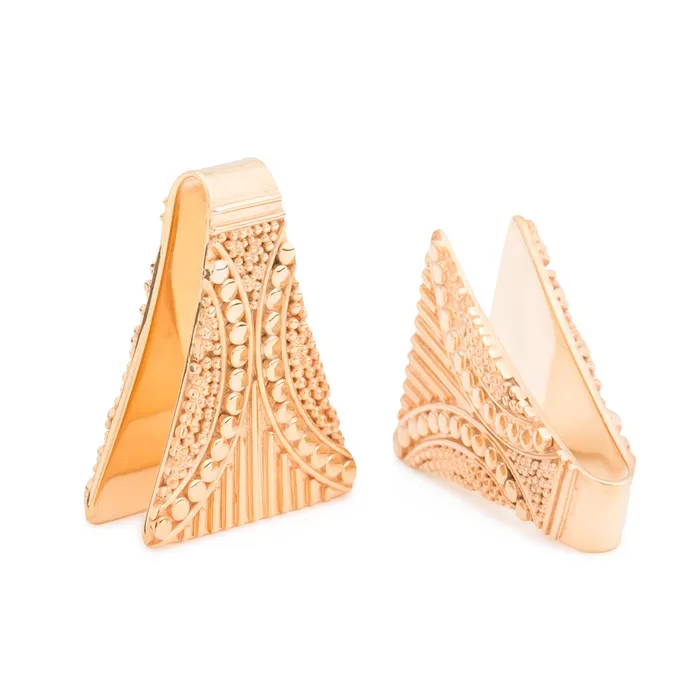 Vibrators Elementals Organics Golden Rain Gold Plated Brass Ear Weight 15mm35mm Price Per 1