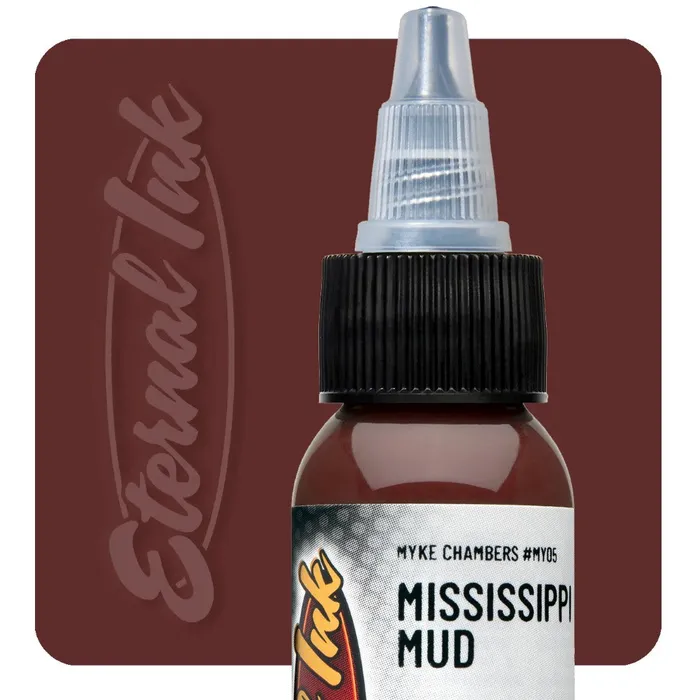 Vibrators Eternal Myke Chambers Mississippi Mud Eternal Tattoo Ink 1 oz