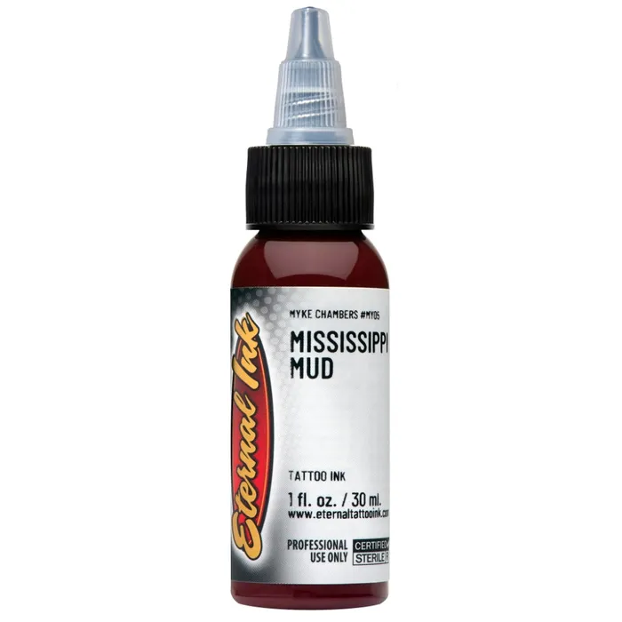 Vibrators Eternal Myke Chambers Mississippi Mud Eternal Tattoo Ink 1 oz