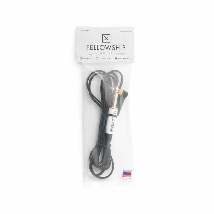 Vibrators Fellowship Supply Co Fellowship 6 Right Angle RCA Cable