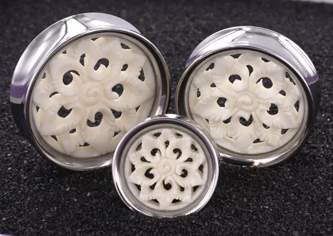 Vibrators FLOWER Bone SYNTHESIS PLUGS 18mm 34mm Price Per 1 Elementals Organics Vibrators FLOWER Bone SYNTHESIS PLUGS 18mm 34mm Price Per 1 Elementals Organics