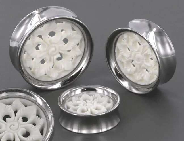 Vibrators FLOWER Bone SYNTHESIS PLUGS 18mm 34mm Price Per 1 Elementals Organics