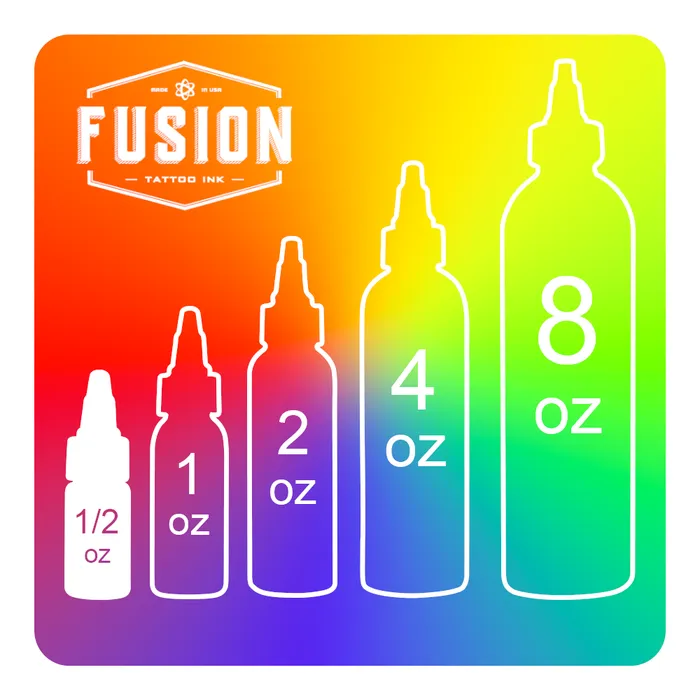 Vibrators Fusion Tattoo Ink 12oz Bottle Pick Color Fusion