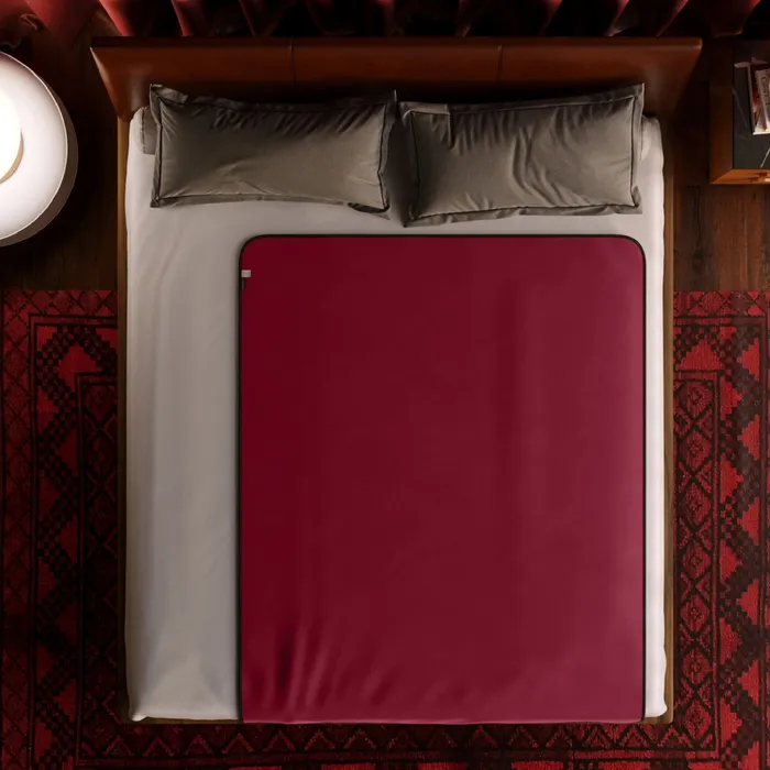 Vibrators Liberator Liberator Fascinator Throw Travel Sized Velvety Sex Blanket Red