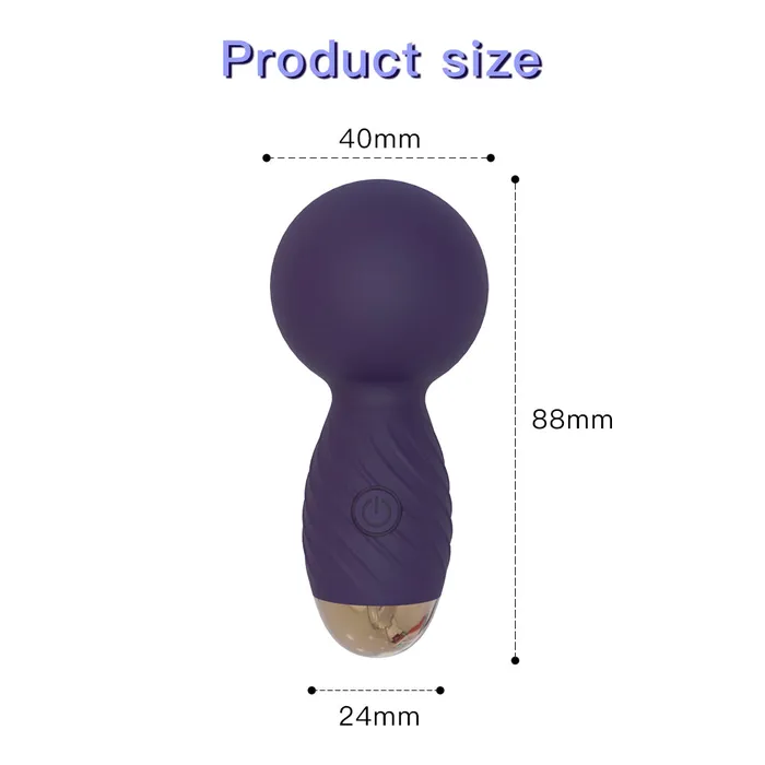 Vibrators Nemo Deep Blue AV Vibrator16 Frequency Vibration FunMates