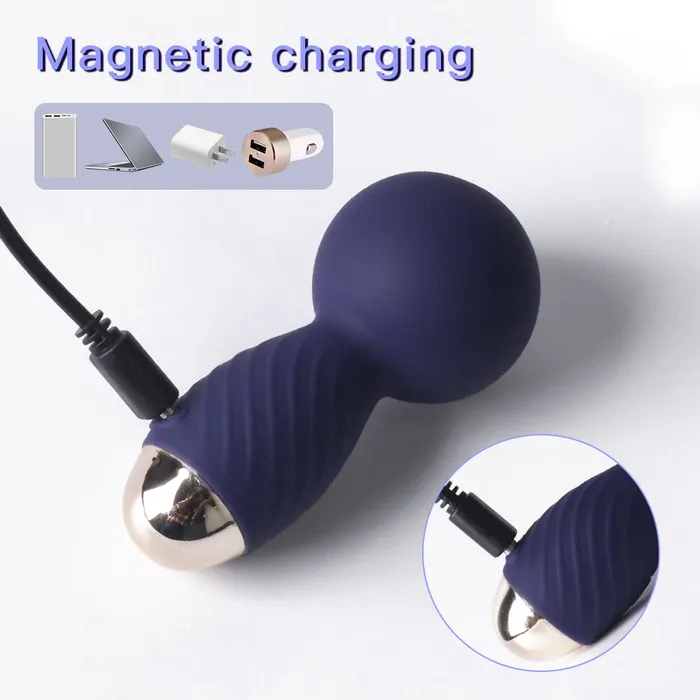 Vibrators Nemo Deep Blue AV Vibrator16 Frequency Vibration FunMates