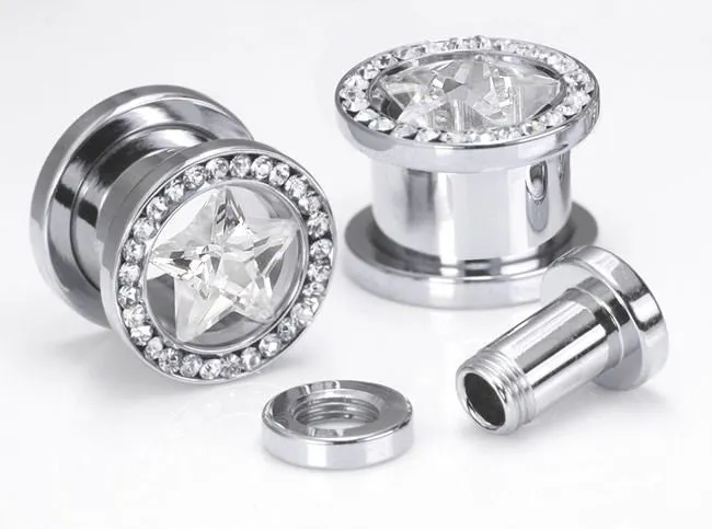 Vibrators Painful Pleasures SUPERSTAR Studded Threaded Tunnel 6g 916 Price Per 1 Vibrators Painful Pleasures SUPERSTAR Studded Threaded Tunnel 6g 916 Price Per 1