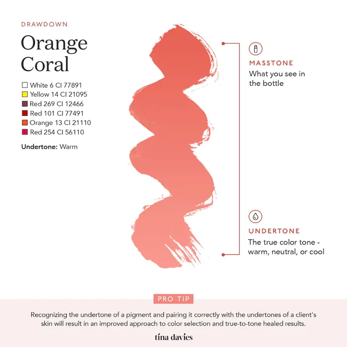 Vibrators Perma Blend Tina Davies Collection Orange Coral Perma Blend