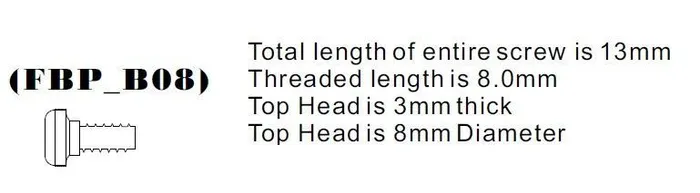 Vibrators Precision Brass Front Binding Post Screw M4 Metric Version 8