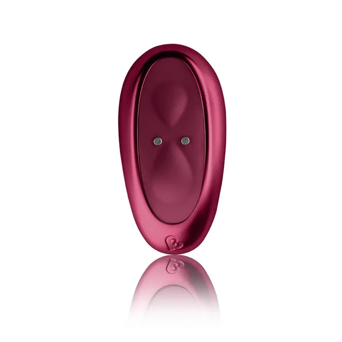Vibrators Rocks Off Ruby Glow Blush External Grinding and GSpot Vibrator with Remote