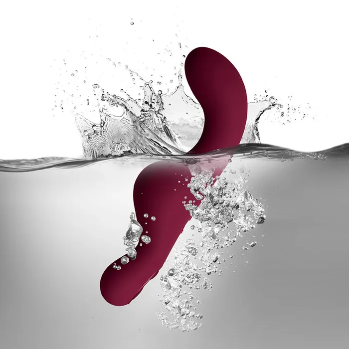 Vibrators Rocks Off Ruby Glow Blush External Grinding and GSpot Vibrator with Remote