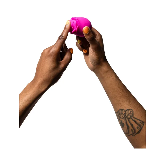 Vibrators Romp Rose Pleasure Air Clitoris Stimulator Pink WOW