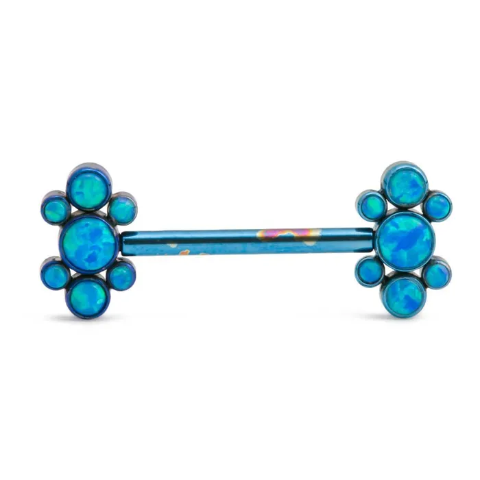 Vibrators Tilum Tilum 14g12g Internally Threaded Seven Opal Titanium Cluster Top Price Per 1
