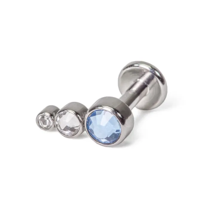 Vibrators Tilum Tilum 14g12g Internally Threaded Tear Drop Cluster Top Choose 4mm Jewel Color Price Per 1