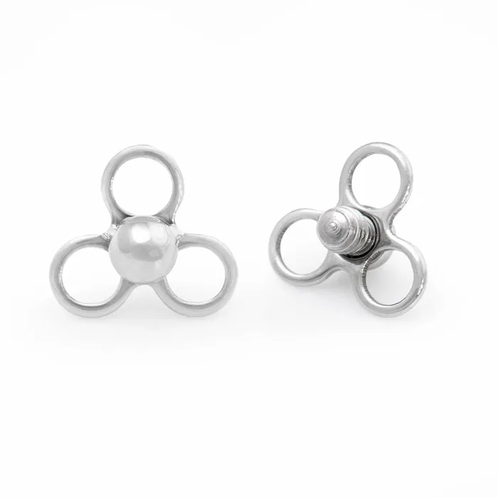 Vibrators Tilum Tilum 14g12g Internally Threaded Trinity Loop Titanium Top Price Per 1