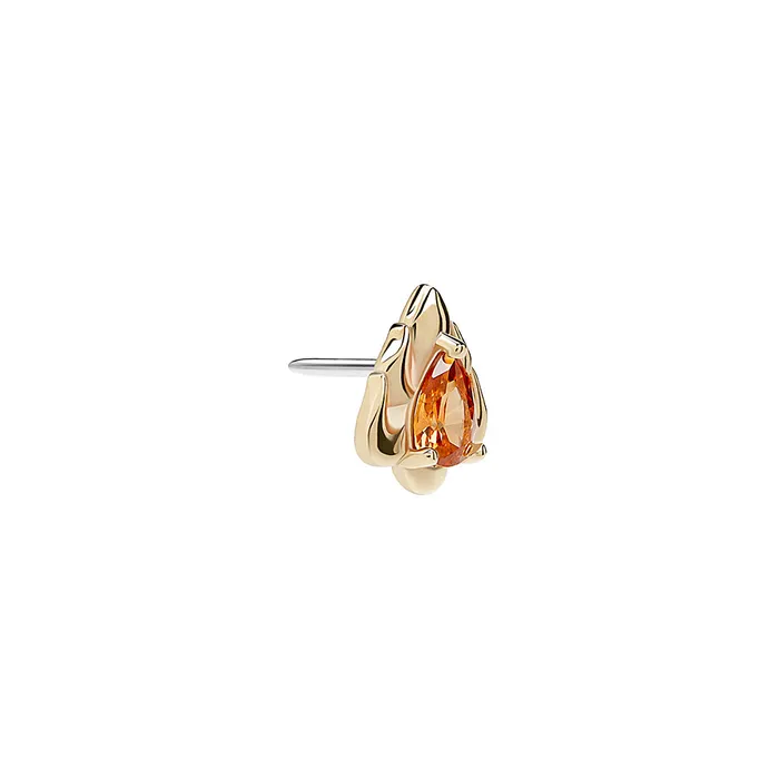 Vibrators Tilum Tilum 14kt Yellow Gold Flaming Desire Threadless Top Price Per 1
