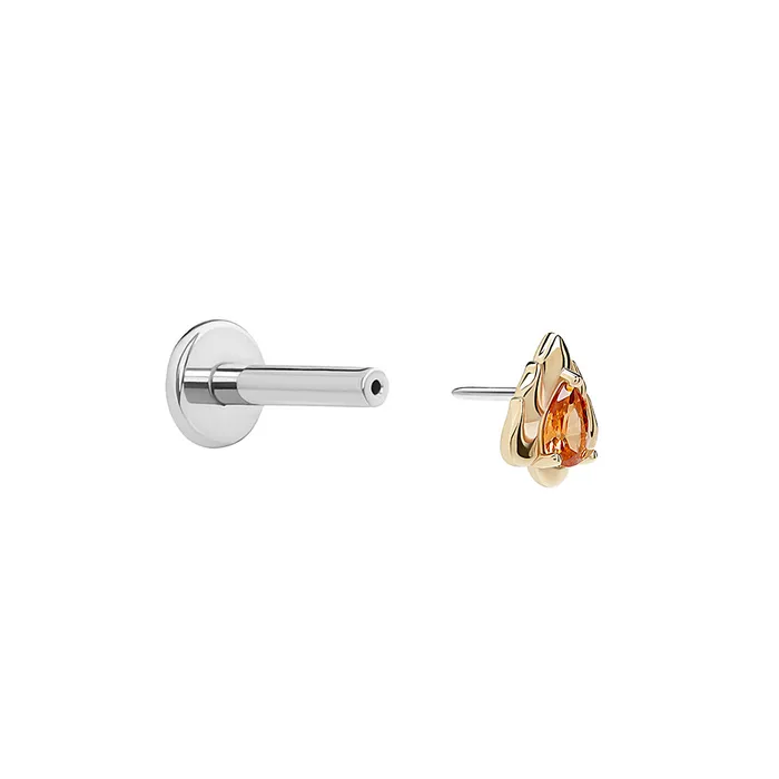 Vibrators Tilum Tilum 14kt Yellow Gold Flaming Desire Threadless Top Price Per 1