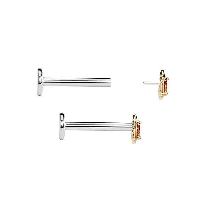 Vibrators Tilum Tilum 14kt Yellow Gold Flaming Desire Threadless Top Price Per 1