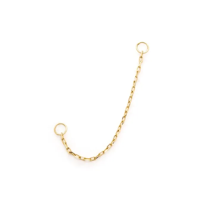 Vibrators Tilum Tilum 14kt Yellow Gold Single Cable Chain Pick Length