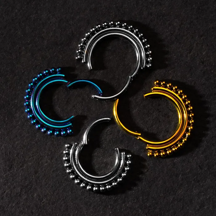 Vibrators Tilum Tilum 16g Simple Mehndi Design Titanium Clicker Price Per 1