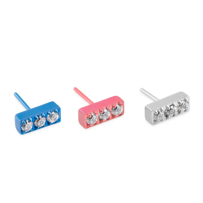 Vibrators Tilum Tilum Jeweled Minimalist Bar Titanium Threadless Top Price Per 1 Vibrators Tilum Tilum Jeweled Minimalist Bar Titanium Threadless Top Price Per 1