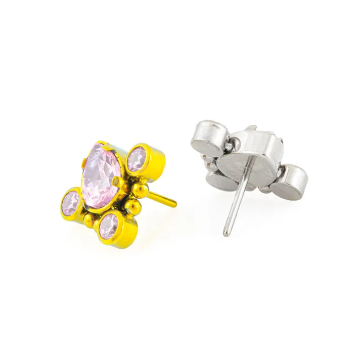 Vibrators Tilum Tilum Jeweled Mystique Titanium Threadless Top Price Per 1