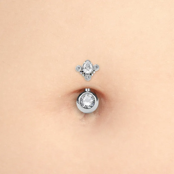 Vibrators Tilum Tilum Jeweled Mystique Titanium Threadless Top Price Per 1
