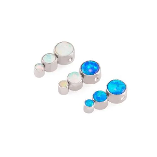 Vibrators Tilum Tilum Opal Tear Drop Cluster Captive Bead Price Per 1