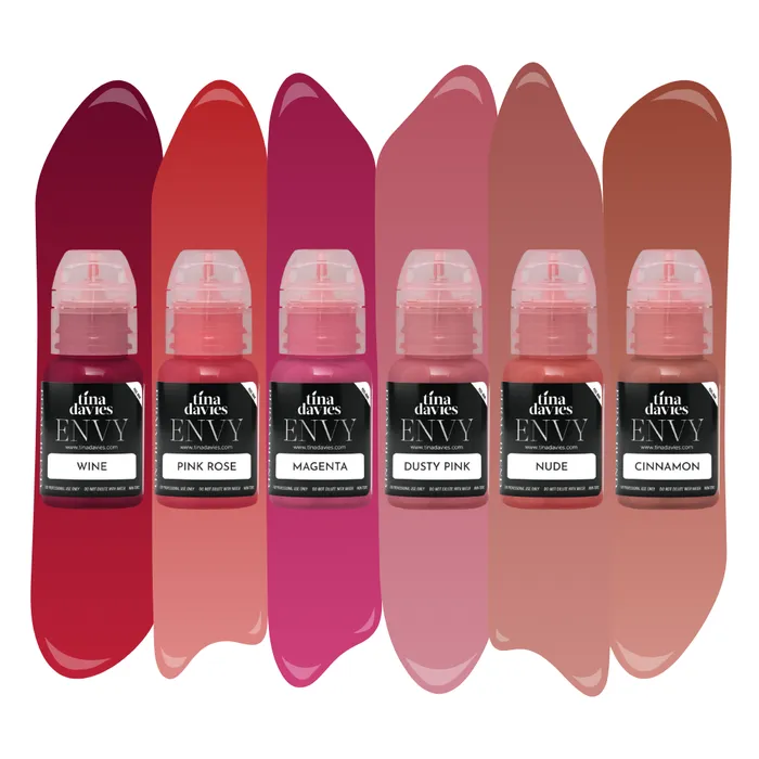 Vibrators Tina Davies Envy Lip Pigment Collection 12oz Perma Blend
