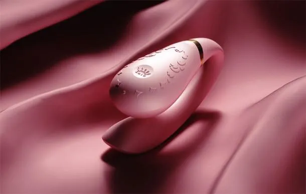 Vibrators ZALO USA FanFan Couples Massager Bluetooth Rouge Pink ZALO USA