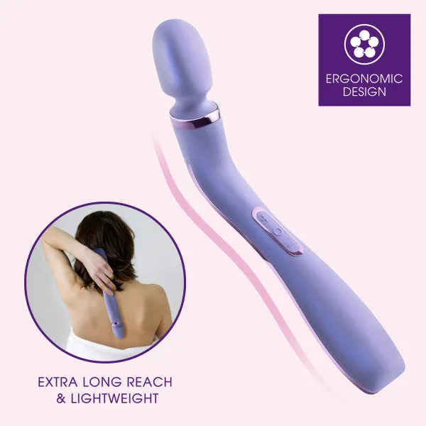 Wellness Eternal Slim Ergonomic Powerful Remote Control Wand Lavender Blush Female Sex Toys Wellness Eternal Slim Ergonomic Powerful Remote Control Wand Lavender Blush Female Sex Toys
