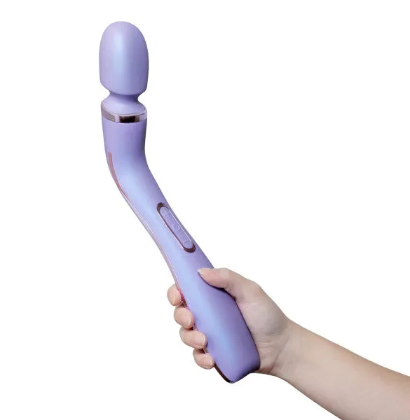 Wellness Eternal Slim Ergonomic Powerful Remote Control Wand Lavender Blush Female Sex Toys