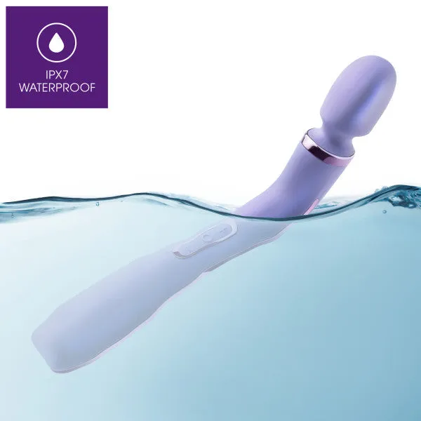 Wellness Eternal Slim Ergonomic Powerful Remote Control Wand Lavender Blush Female Sex Toys