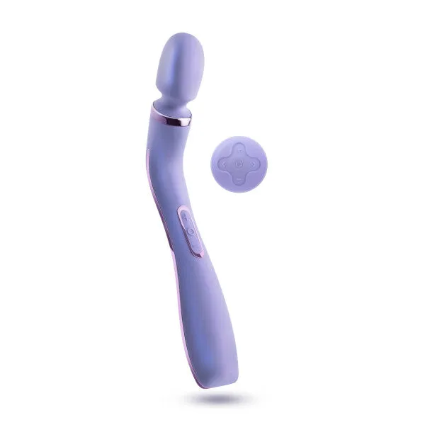Wellness Eternal Slim Ergonomic Powerful Remote Control Wand Lavender Blush Female Sex Toys