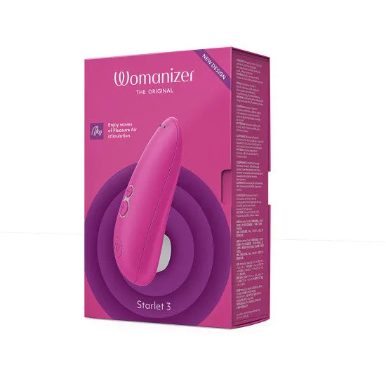 Womanizer Starlet 3 Pleasure Air Clitoral Stimulator Pink Womanizer Vibrators