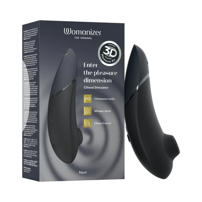 Womanizer Vibrators Womanizer Next Pleasure Air Clitoral Vibrator Black
